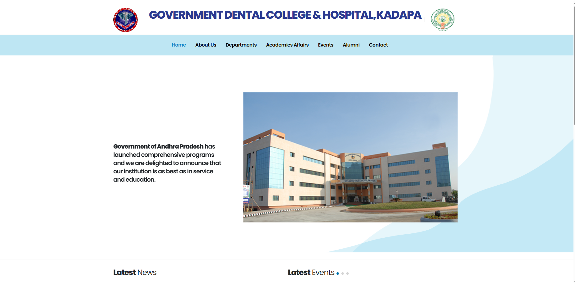GDCH Kadapa Medical Education